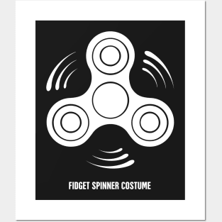 Funny Fidget Spinner Halloween Costume Posters and Art